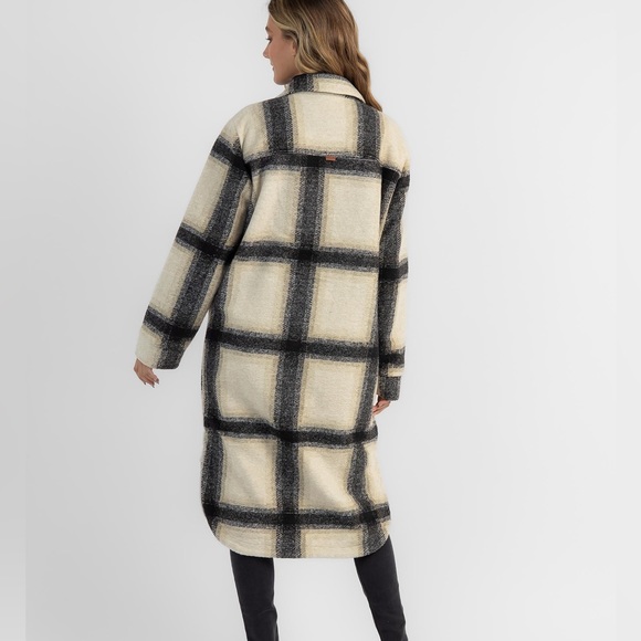 Rip curl long line checkered jacket - Picture 3 of 4